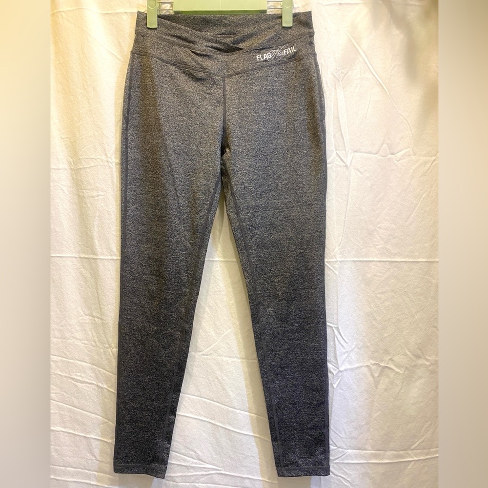 Flag Nor Fail Charcoal/Gray Leggings Medium